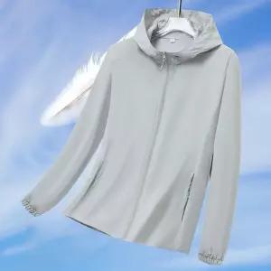 남성 쿨링 속건 후드 래쉬가드 사계절 스탠드 칼라 가벼운 코트 아웃도어 통기성 N32Z2O 모두2