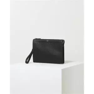 [롯데백화점]닥스 액세서리 LL[REGENT] 블랙 음각패턴 소가죽 미디움 클러치백 DBBA4E481