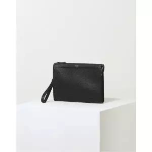 [롯데백화점]닥스 액세서리 LL[REGENT]블랙 음각패턴 소가죽 미디움 클러치백 DBBA4E481