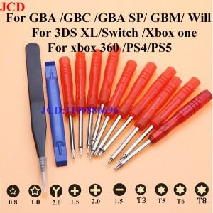 1세트 트라이 윙 스크루 드라이버 키트 Wii호환 Gameboy GBA SP Nintend DS Lite NDSi xbox호환 One 360
