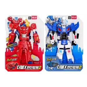 더블X변신합체로봇 2가지색상 완구 낱개판매 1개입장난감로보트 남아로 장난감로