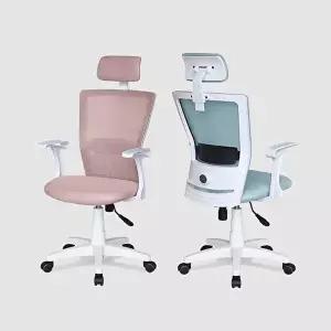 [보루네오]보루네오 비비드 화이트바디 나비책상의자 CB5117