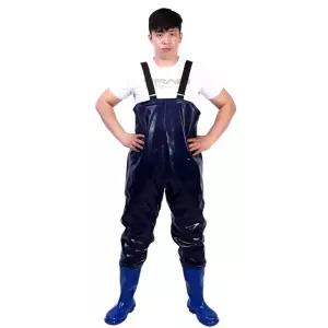 전신 낚시바지 신발 기모 반신 하의 일체형 겨울 보온 점프수트 낚시전용