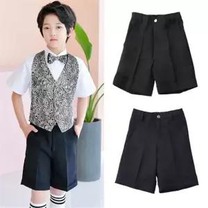 잭키드 여름 주니어 양복 정장 반바지 남