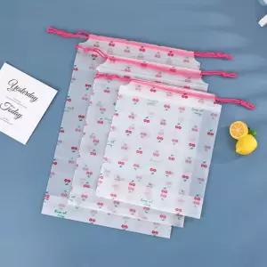 반투명 체리 구디백 선물포장 복조리 비닐 파우치