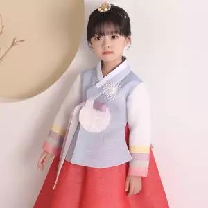 [보리보리/예가한복]WN1073 루비나래 여아한복/아동한복