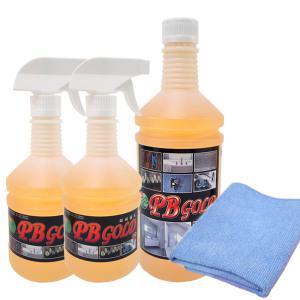 피비골드 본품680ml 2개+리필1000ml+극세사 크리너 다목적세정제 렌지후드 기름때 찌든때 제거 욕실 PB1