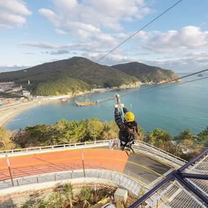 부산 태종대 오션플라잉테마파크 짚라인