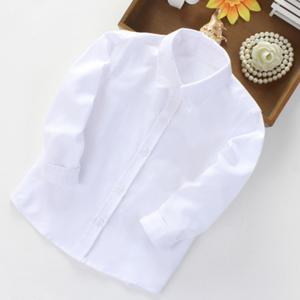 아동 기본 흰셔츠 남아 정장 셔츠 유치원 발표회