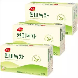 [10%중복쿠폰/최대3,000원]동서 현미녹차 100Tx3개/2세트구매시 1000원DC