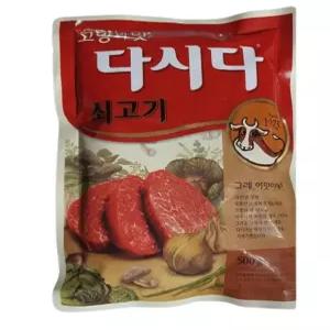 백설 쇠고기 다시다 500g 2개
