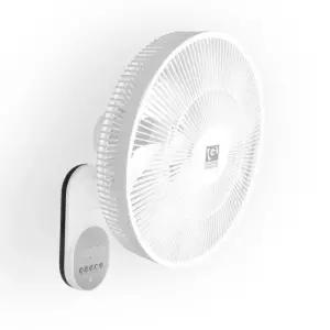 일렉트로지 벽걸이 리모컨 선풍기 저소음 3단 화장실 사무실 주방 벽선풍기 이중날개