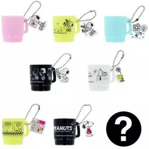 피너츠 스누피 컵케이스 키홀더(키링)_쁘띠 콜렉션 4탄(936130) [랜덤]