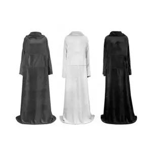 사계절 극세사 담요 휴대용 따뜻한 블랭킷 소매 두꺼운 차박용 소파용 캠핑 소프트 이불