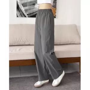 [리빌모아]여자 와이드 밴딩바지 조거팬츠 카고바지 와이드팬츠 츄리닝 밴딩팬츠 팬츠