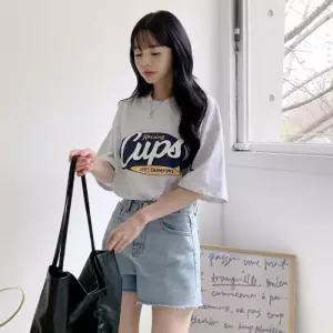 [다잇템]여자 쿨링 봄여름 진 컷오프 워싱 반바지