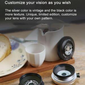 SGimage 수동 초박형 팬케이크 프라임 렌즈 정구경 카메라 후지 X 소니 E Z 마운트 M4/3 18mm F6.3 APS-C