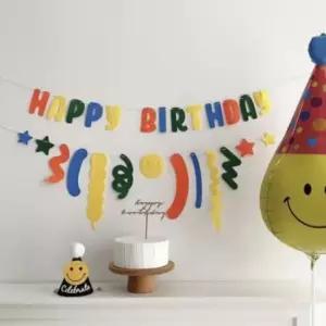 생일 파티 해피버스데이 돌잔치 가랜드 꾸미기 용품