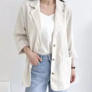 루즈핏 통기성 마 재킷