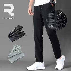 남자 여름 냉감 아이스 바지 런앤로 통기성 메쉬 작업복 운동복 트레이닝 추리닝