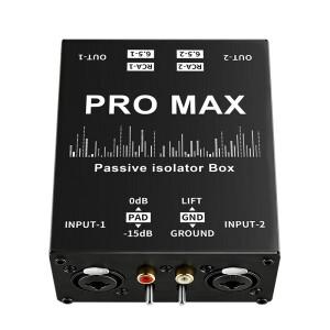 오디오 아이솔레이터, 전류 제거기, XLR 6.5, 퍼멀로이 믹서 라이브 방송 마이크 공통 접지 필터