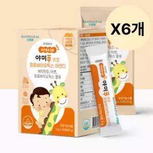지엠팜 유아 야미푸 유산균 영양제 분말 30포 X6개 BNS