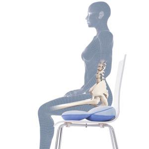 골반교정 더블쿠션/자세교정방석/허리보조쿠션/운전