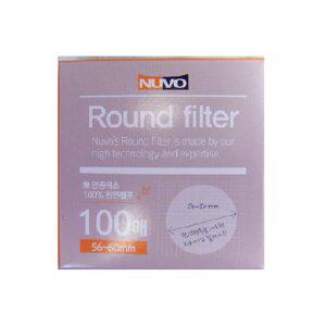 누보  모카포트용 원형 종이 필터