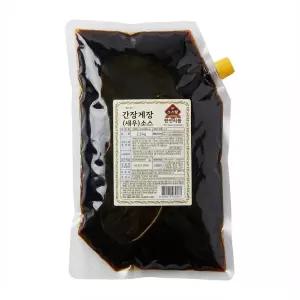 현진식품 소스왕 간장게장 새우장 소스 만능 간장 2.5kg (업소용/가정용)게장양념 새우장소스