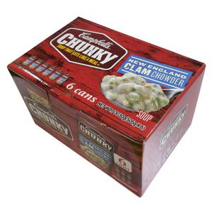 캠벨 청키 뉴잉글랜드 클램 차우더 수프 505g X 6캔  조개스프