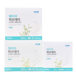 애터미 허브데이 생리대(중형/대형/팬티라이너)
