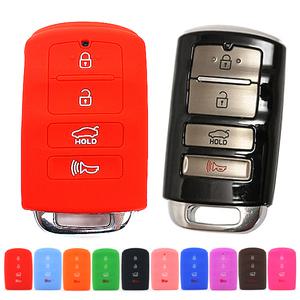 기아 K9 K7 모하비 쏘렌토 4버튼 실리콘 스마트키 케이스 키홀더