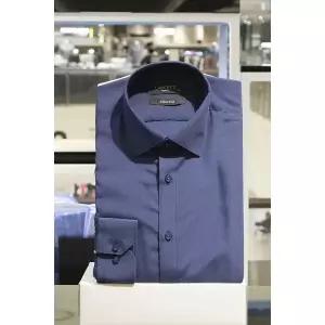 [란체티](김해점) 남성 모달  화이트/블루/네이비/블랙 예복/비즈니스슬림핏 긴소매 와이셔츠 LZRP502WH...
