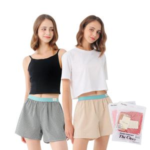 더끌리오 국내생산 여자 사각팬티 오가닉코튼 여성트렁크 1매