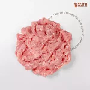 [일간고기][냉장] 국내산 한돈 후지 뒷다리살) 다짐육 500g