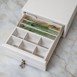 카운터금고 금전함 돈통 포스 카드단말기 자동오픈 현금보관함 CONE-208A