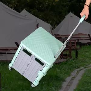 폴더블 쇼핑카트 대 휴대용 접이식 핸드카 가정용카트 짐수레 운반 박스카 이동식 대차 구루마 구르마 끌차