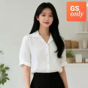 TAGME 프렌치린넨100 블루종 셔츠