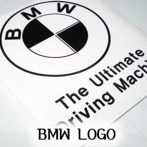 BMW 스티커 /레터링 엠블럼 데칼 차량용 튜닝 레터링 스크래치 차량 흠집 반사