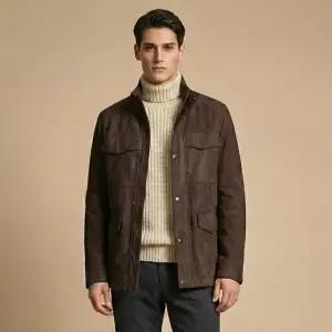 [리오벨] 남성 스웨이드필드쟈켓