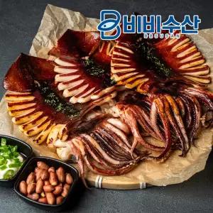 국내생산 원양산 반건조 피데기 오징어 왕특 850g 5미