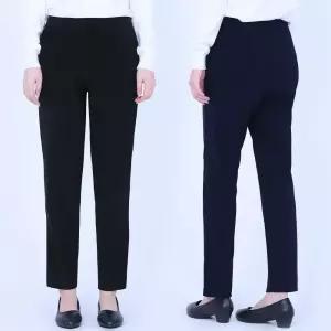 봄 가을 등산 밴딩팬츠 쿨맥스 스판 무지 기본 편한 아웃도어 중년 여성 일자바지