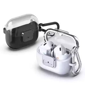 삼성 갤럭시 버즈3 / 갤럭시 버즈3 프로 카라비너 클립 투명 케이스