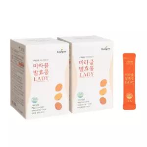 청국장가루 2Box 30포 스틱형 미라클발효콩 레이디 특허균주 발효콩분말