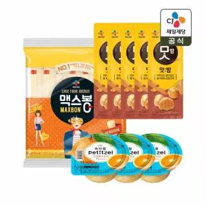 [CJ제일제당] 우리아이 간식세트(맥스봉 525g x1+맛밤5+쁘띠첼 밀감3)