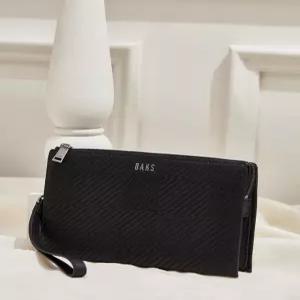 닥스 액세서리 [그립백][GREAT HOUSE CHECK][그레이트 하우스 체크] 블랙 체크배색 소가죽 DBBA5E305BK