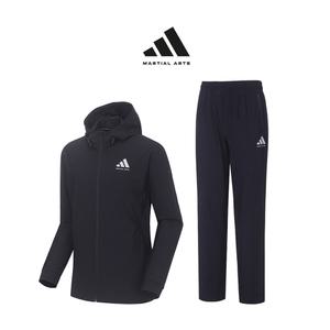 아디다스 컴뱃스포츠 마샬아츠 초경량 에어쿨링 후드집업 트레이닝 세트 TR 140HS NA(네이비) 남녀 여름용 슬림핏