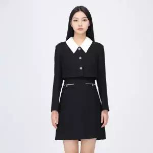 [LINE](대전신세계)[라인어디션] [BYLYNN]버튼 포인트 미니원피스 NVOPPC9900