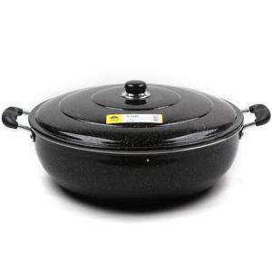 국산 원형 코팅 튀김팬 62cm(뚜껑포함)대형 볶음솥