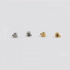 비즈톡 [S1-7-511]써지컬스틸 고정장식 원통 침누름볼 3mm (4x3.4mm) (와이어줄 전용) 모음 ,100개